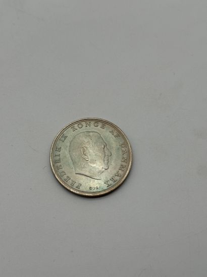 Denmark 10 Kroner 1968 Frederick IX / Princess...