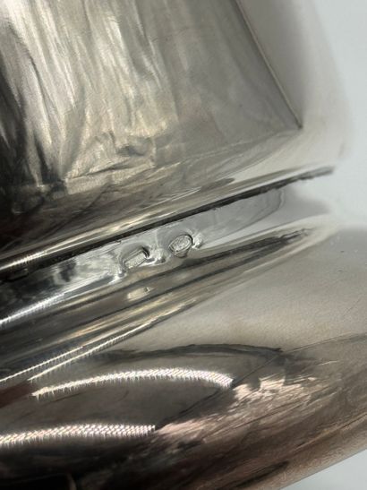 Isothermal bottle holder in silver 800, circa...
