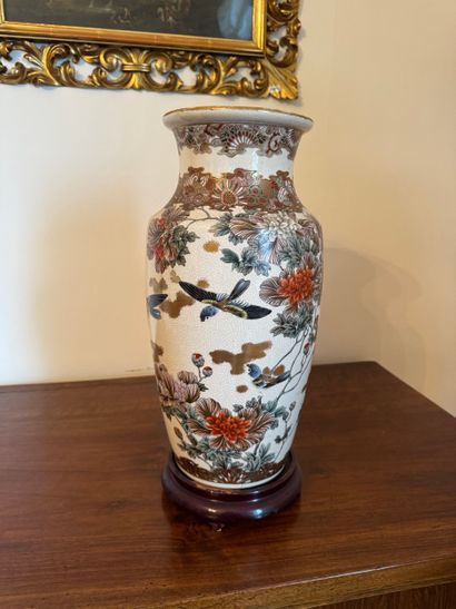 Japanese Satsuma vase, Umeda workshop, Meiji...