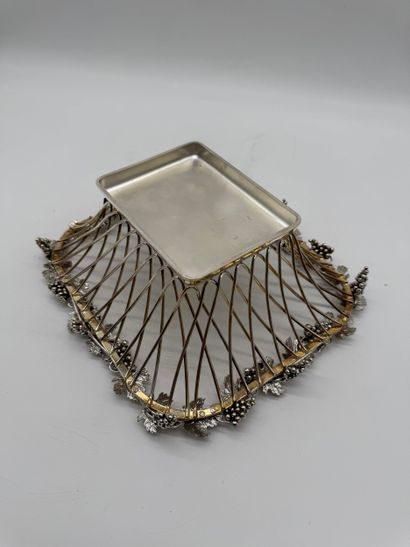 Lira Silver, Florence Openwork basket in...