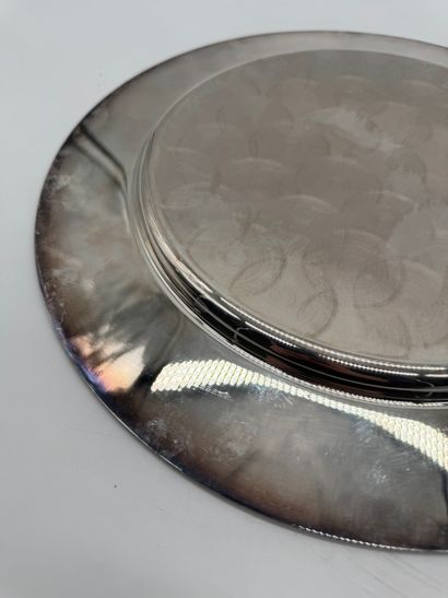 Louis XVI style 800 silver presentation dish...