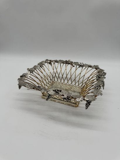 Lira Silver, Florence Openwork basket in...