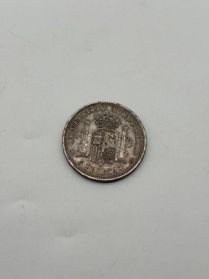 Spain 5 Pesetas 1871 Amadeo I
Spanish 5 peseta...
