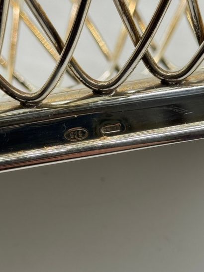 Lira Silver, Florence Openwork basket in...