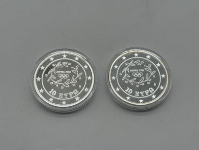 Athens Olympic Games 2004 Set of two commemorative...