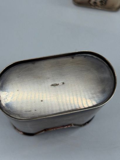 Set of three Italian silver pencil holders...