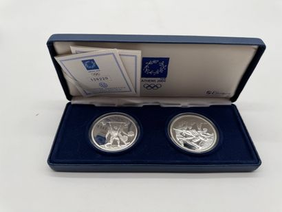 Athens Olympic Games 2004 Set of two commemorative...