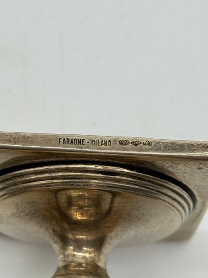 Collection of small silver objects and dishes,...