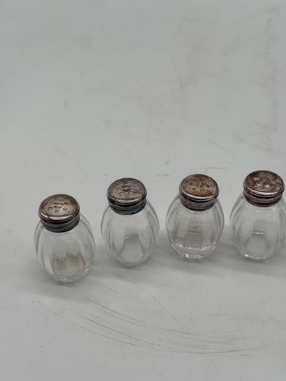 Christofle / Cardeilhac Box of six crystal...