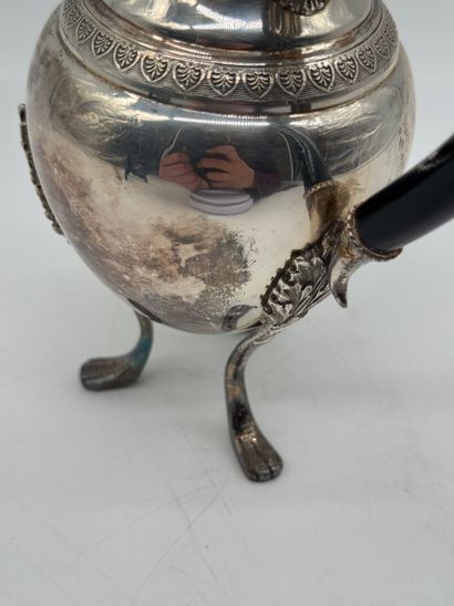 Empire-style 800 silver tripod milk jug,...