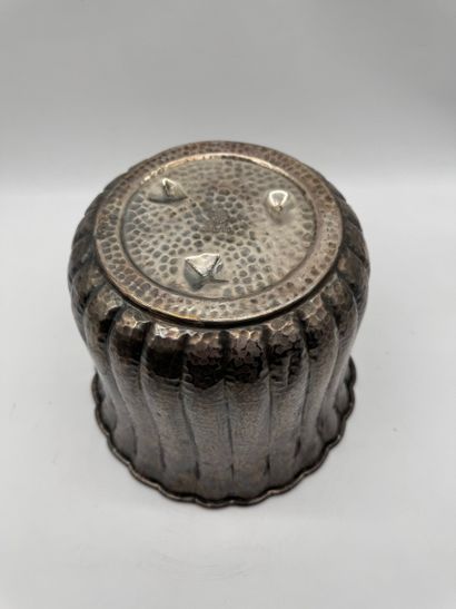 Hammered copper planter Rame lavorato a mano...