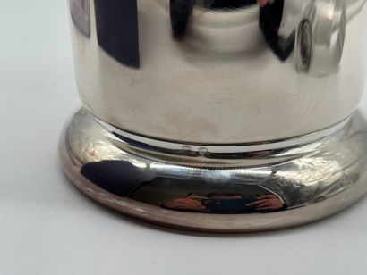 Isothermal bottle holder in silver 800, circa...