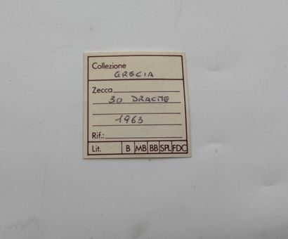 Greece 30 commemorative drachmas 1963
Greek...