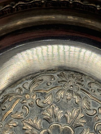 Set of two modernist silver tableware items
Silver...