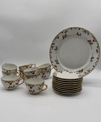 Balleroy Frères Limoges Chinoise porcelain...