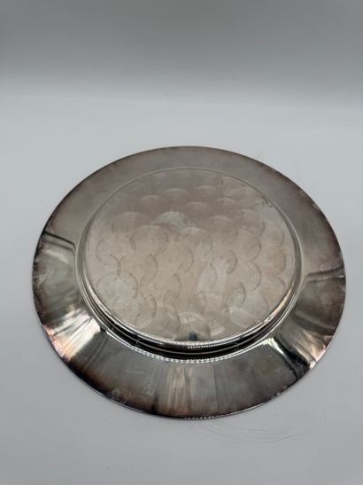 Louis XVI style 800 silver presentation dish...