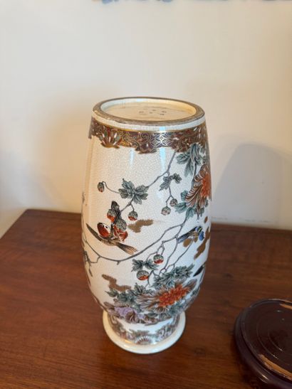 Japanese Satsuma vase, Umeda workshop, Meiji...