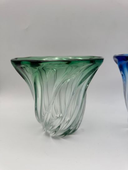 Val Saint-Lambert (XX century) Set of 4 colored...