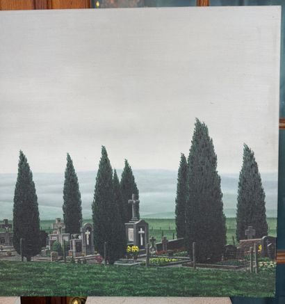 Bodo Rütten (né en 1944) Cimetière, 1989
Acrylique...