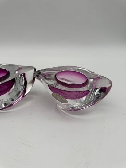 Val Saint-Lambert (XX century) Set of two...