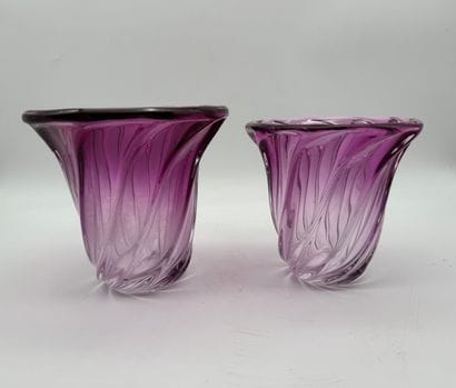 Val Saint-Lambert (20th century) Set of two...