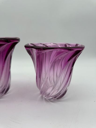 Val Saint-Lambert (20th century) Set of two...