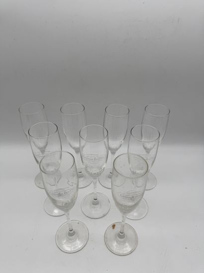 Laurent-Perrier - Set of 9 champagne flutes
Slender-shaped...