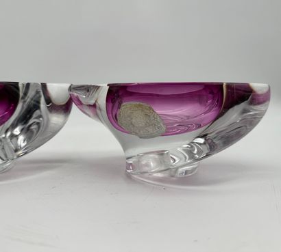 Val Saint-Lambert (XX century) Set of two...