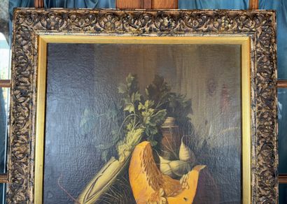 F. Leclerc Nature morte au homard
Huile sur...