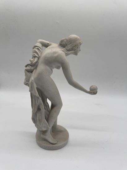 Statuette after Walter Schott (1861-1938)
Porcelain...