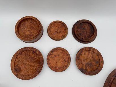 Art Deco desk set - 10 pieces
Wooden set...