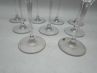 Laurent-Perrier - Set of 9 champagne flutes
Slender-shaped...