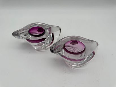 Val Saint-Lambert (XX century) Set of two...