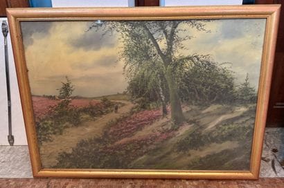 Heath landscape
Gouache on paper depicting...