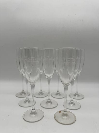 Laurent-Perrier - Set of 9 champagne flutes
Slender-shaped...