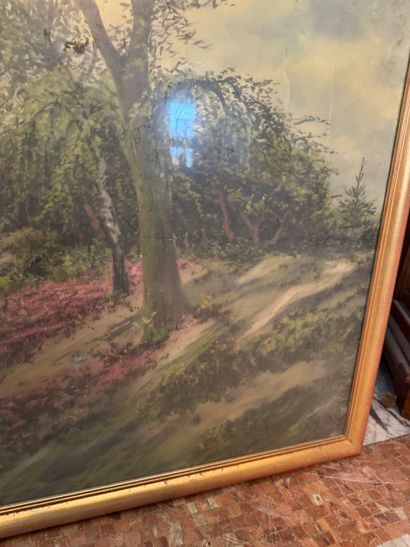 Heath landscape
Gouache on paper depicting...