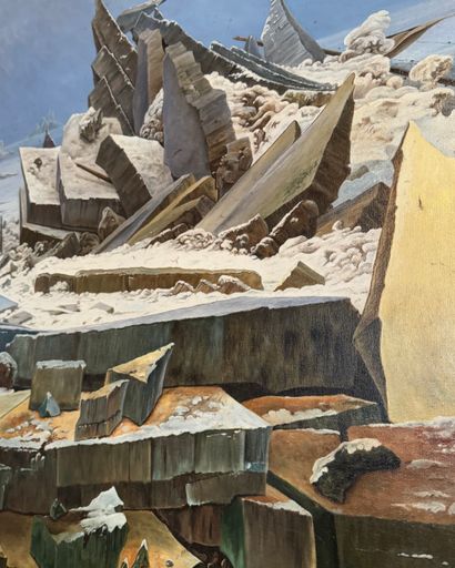 Bodo Rütten (né en 1944) D’après Caspar David...