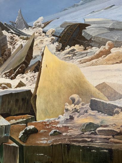 Bodo Rütten (né en 1944) D’après Caspar David...