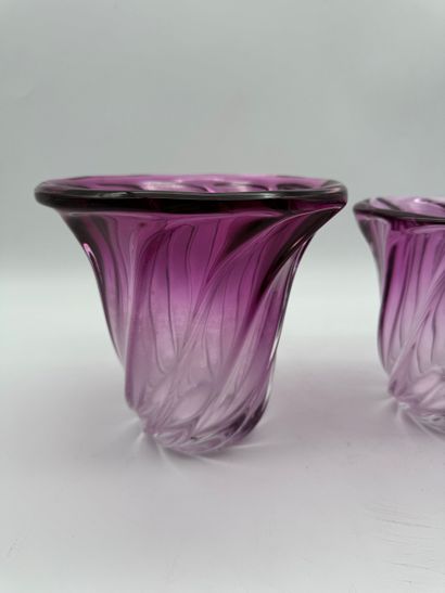 Val Saint-Lambert (20th century) Set of two...