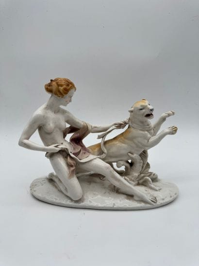 Ariadne on the panther Porcelain group
Porcelain...