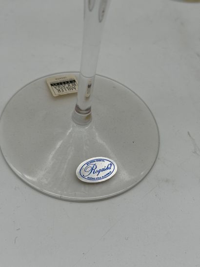 Set of 6 cocktail glasses in Miller Rogaska...