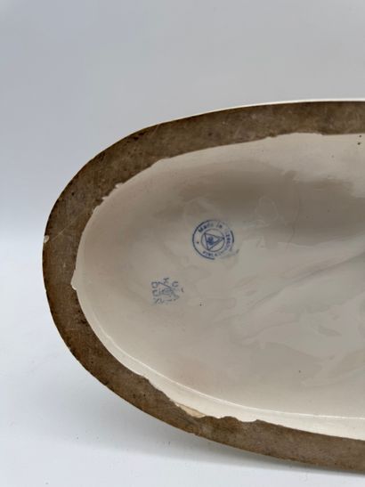Otto Jarl (1856-1915), attributed to - Tiger
Porcelain...