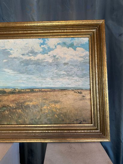 Plain Landscape, 1937
Oil on canvas depicting...