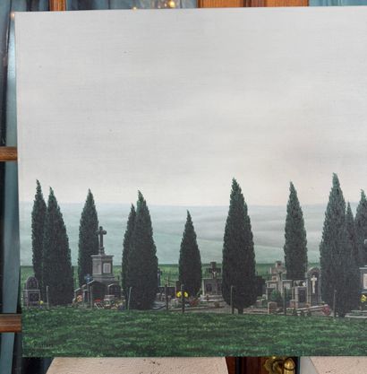 Bodo Rütten (né en 1944) Cimetière, 1989
Acrylique...