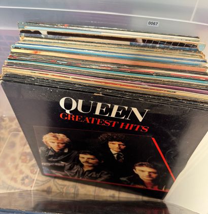 Set of 50 vinyl records - Various artists...