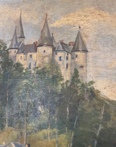 Roulin Le château de Vêves
Oil on canvas...