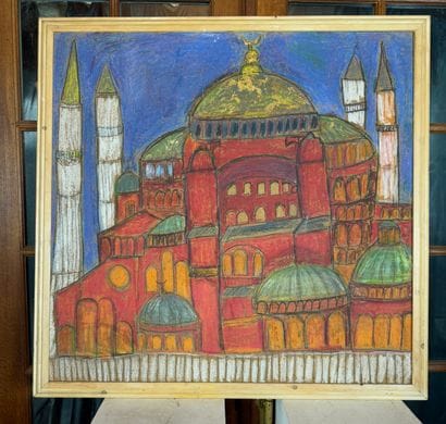 P.J.S Hagia Sophia, Istanbul, 1994
Pastel...