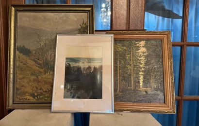 Lot of approx. 18 frames 
Set of frames with...