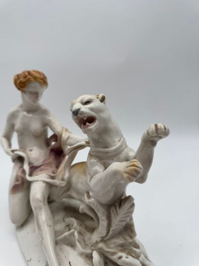 Ariadne on the panther Porcelain group
Porcelain...