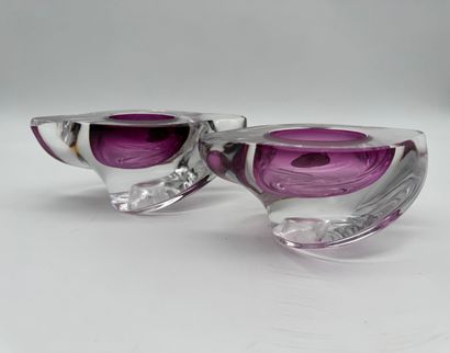 Val Saint-Lambert (XX century) Set of two...